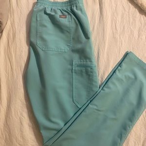 Figs L Tall Fresh Aqua Yola Scrub Pants